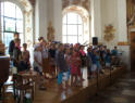 Kinder der Kirchengemeinde Osterhofen präsentierten das Musical 'Der verlorene Sohn'